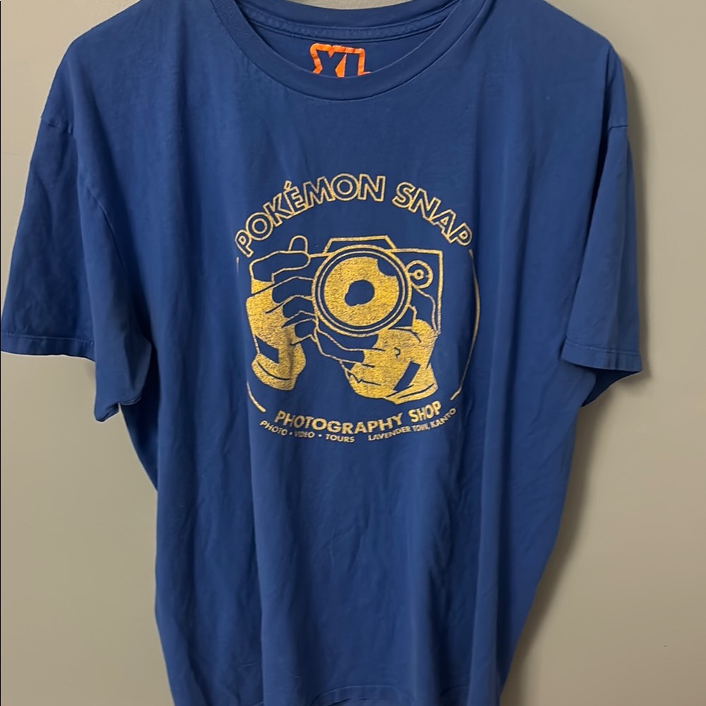 Pokémon Snap Blue Graphic Tee
